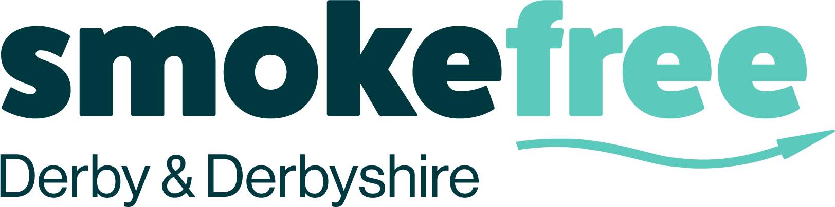Smoke Free Derby and Derbyshire logo